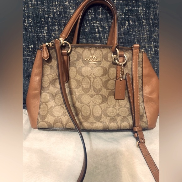 ❤️ Leather Jet Set Coach Bag like New W/ Dustbag - Picture 4 of 9